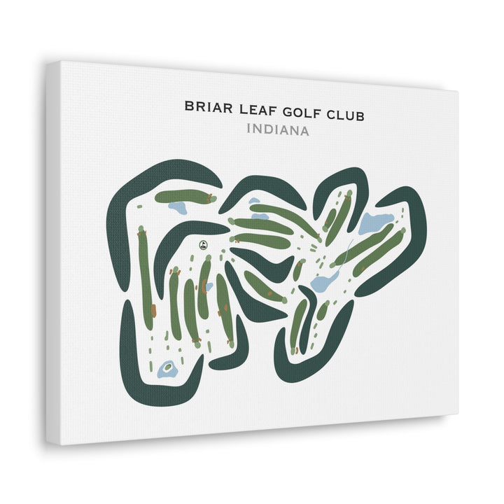 Briar Leaf Golf Club, Indiana - Printed Golf Courses