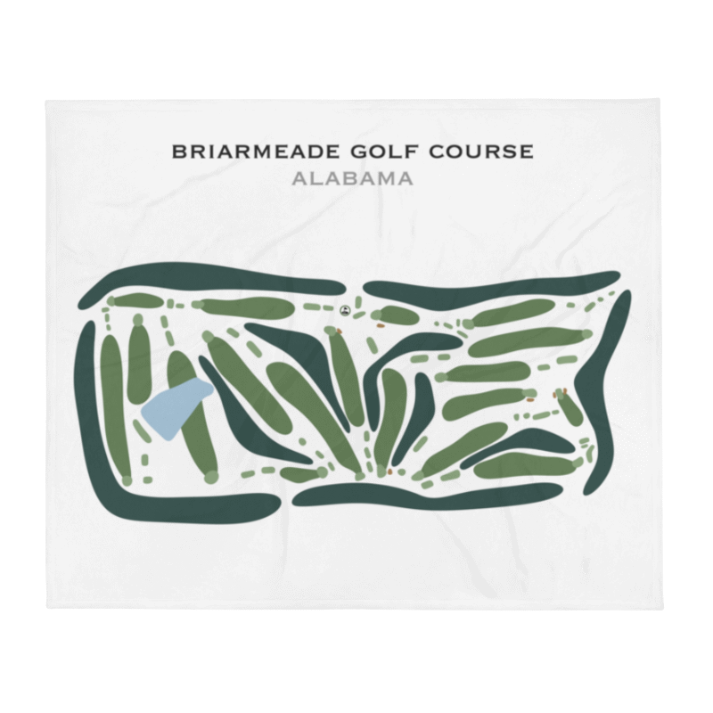 Briarmeade Golf Course, Alabama - Printed Golf Course