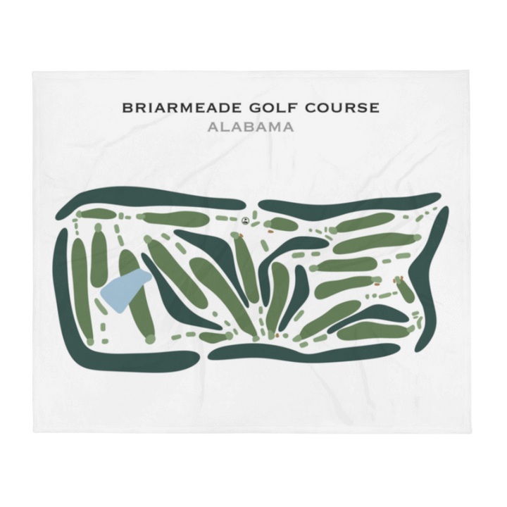 Briarmeade Golf Course, Alabama - Printed Golf Course