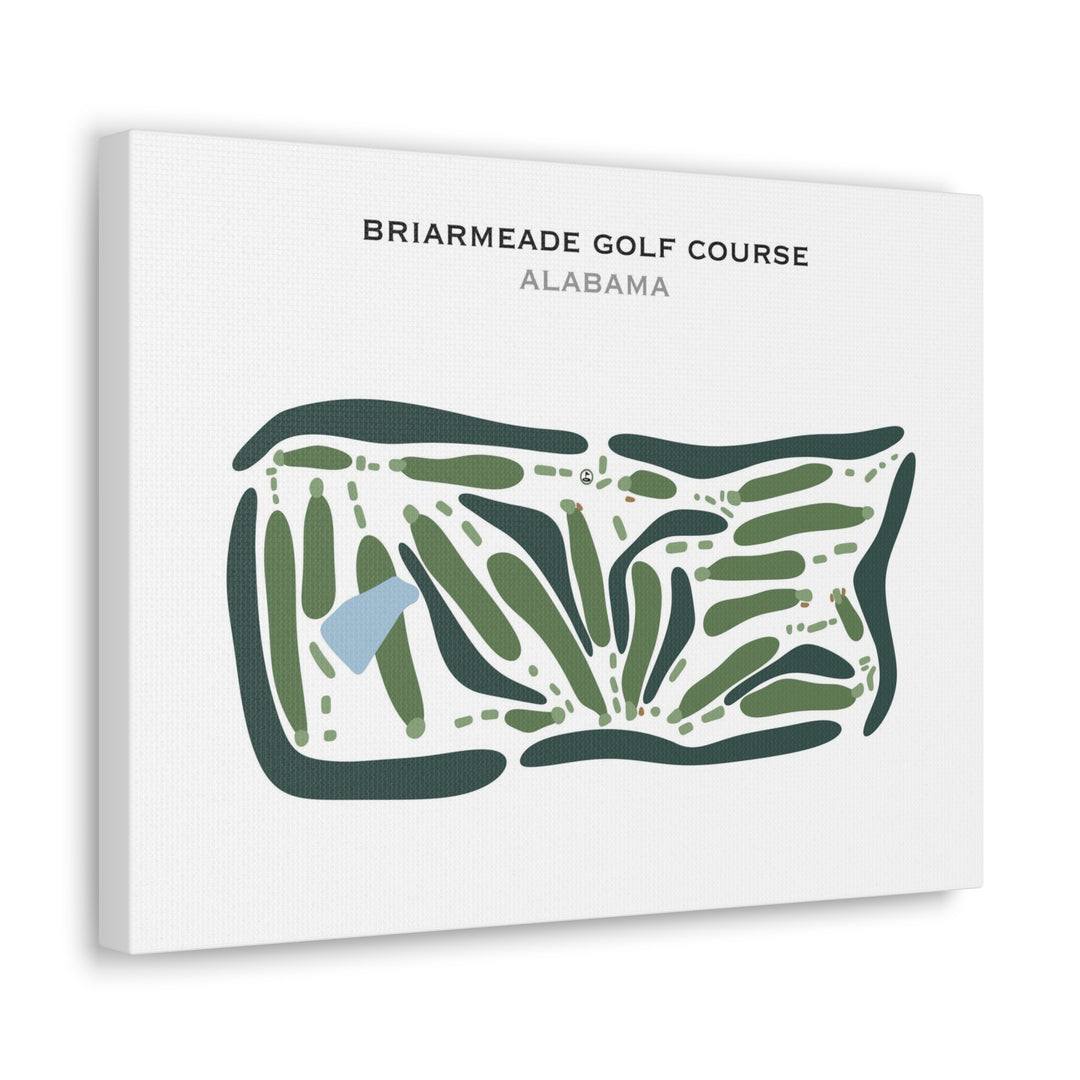 Briarmeade Golf Course, Alabama - Printed Golf Course