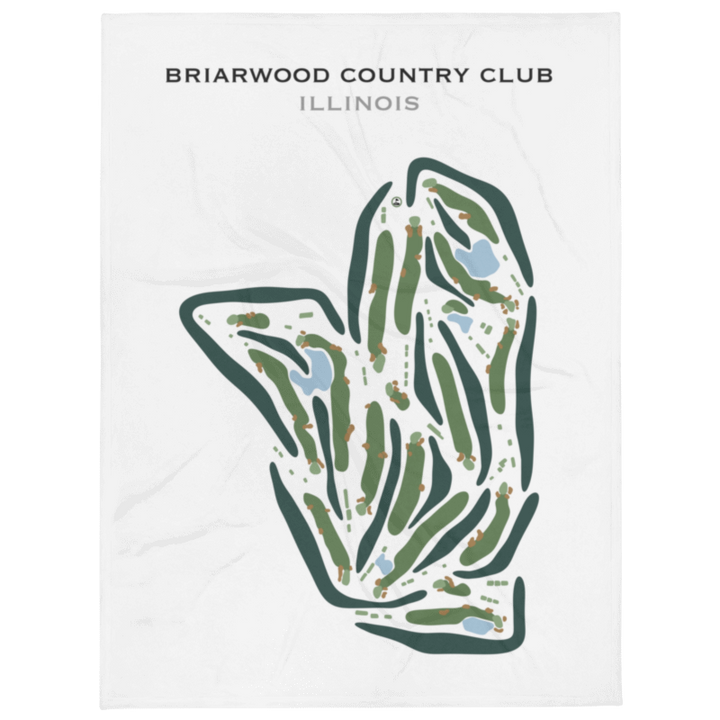 Briarwood Country Club, Illinois - Printed Golf Courses