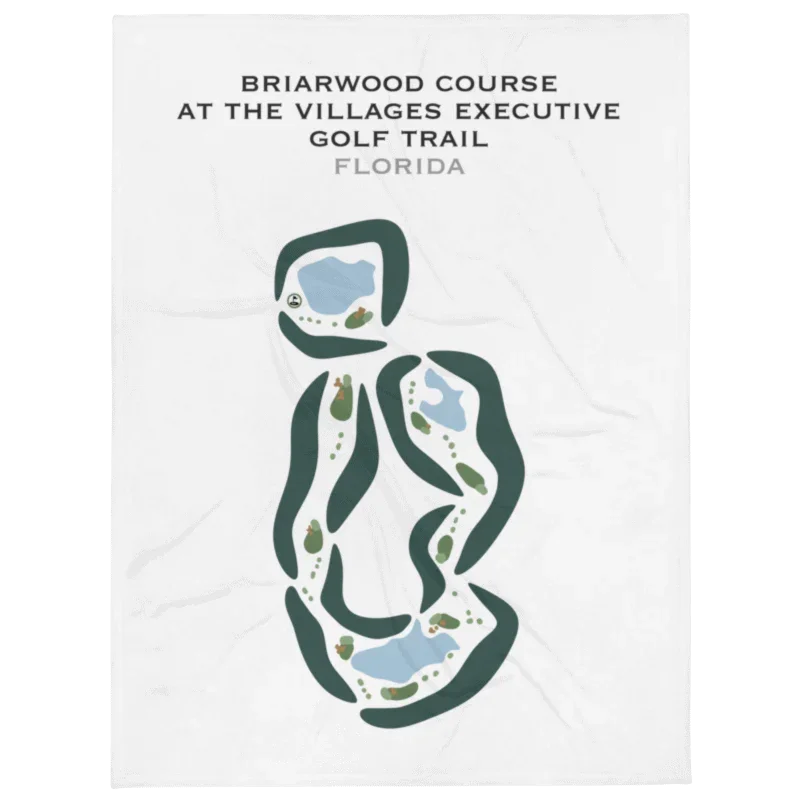 Briarwood Course at The Villages Executive Golf Trail, Florida - Printed Golf Courses