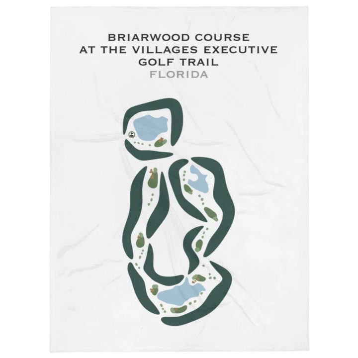Briarwood Course at The Villages Executive Golf Trail, Florida - Printed Golf Courses