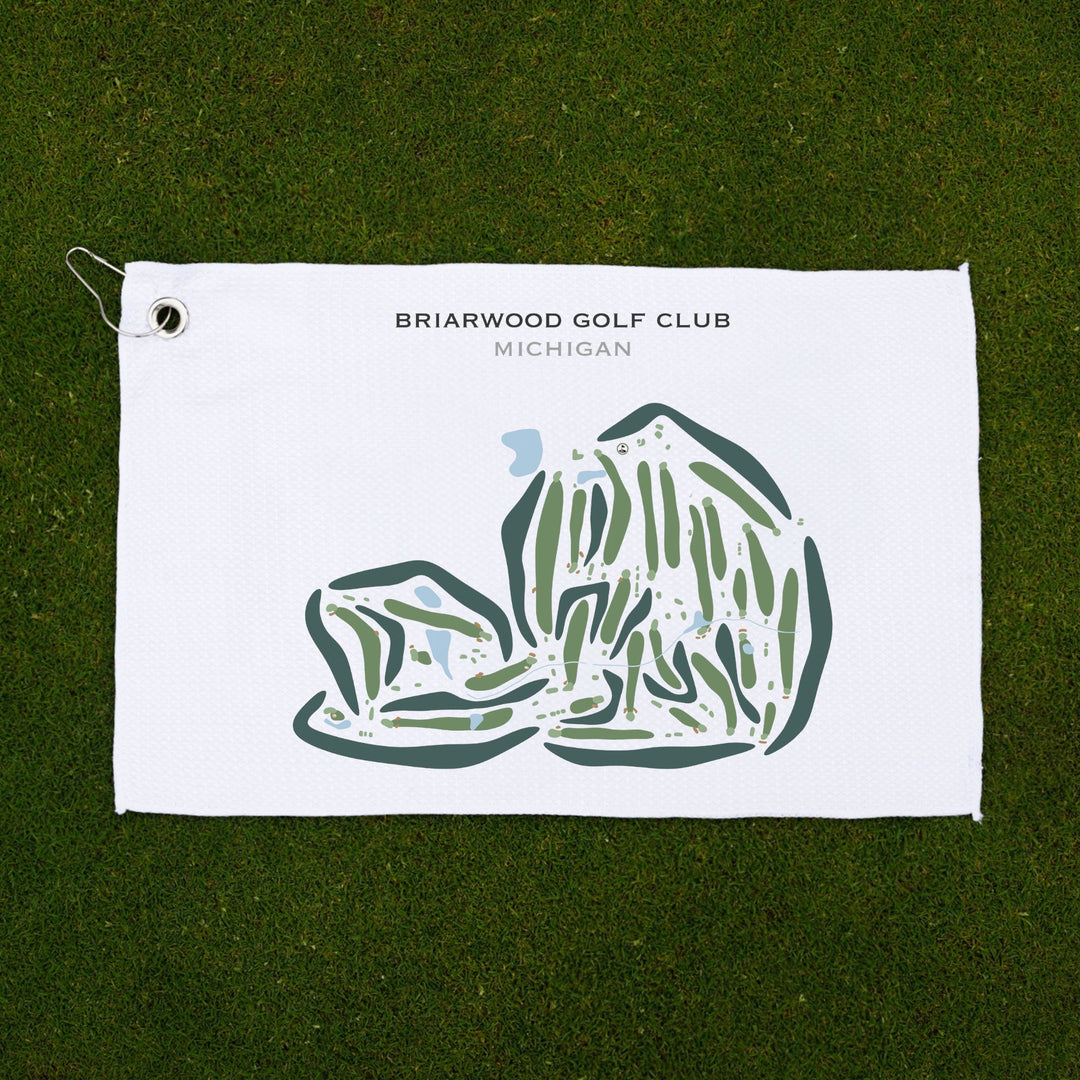 Briarwood Golf Club, Michigan - Printed Golf Courses