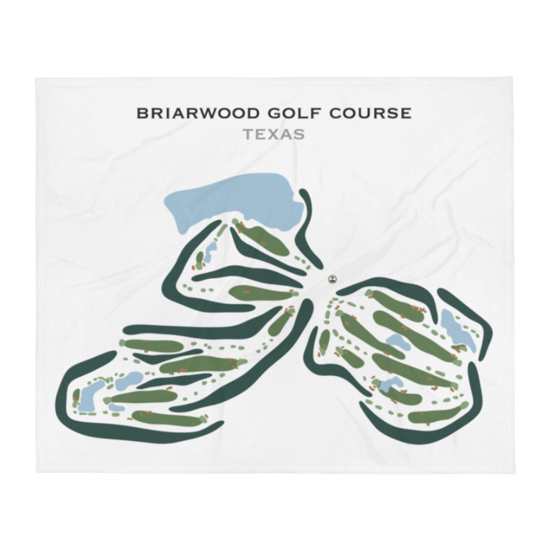 Briarwood Golf Course, Texas - Printed Golf Courses