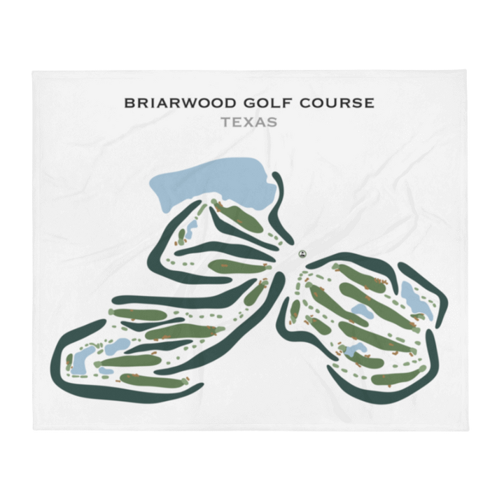 Briarwood Golf Course, Texas - Printed Golf Courses