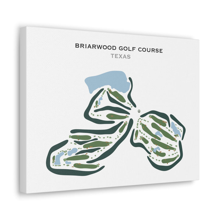 Briarwood Golf Course, Texas - Printed Golf Courses