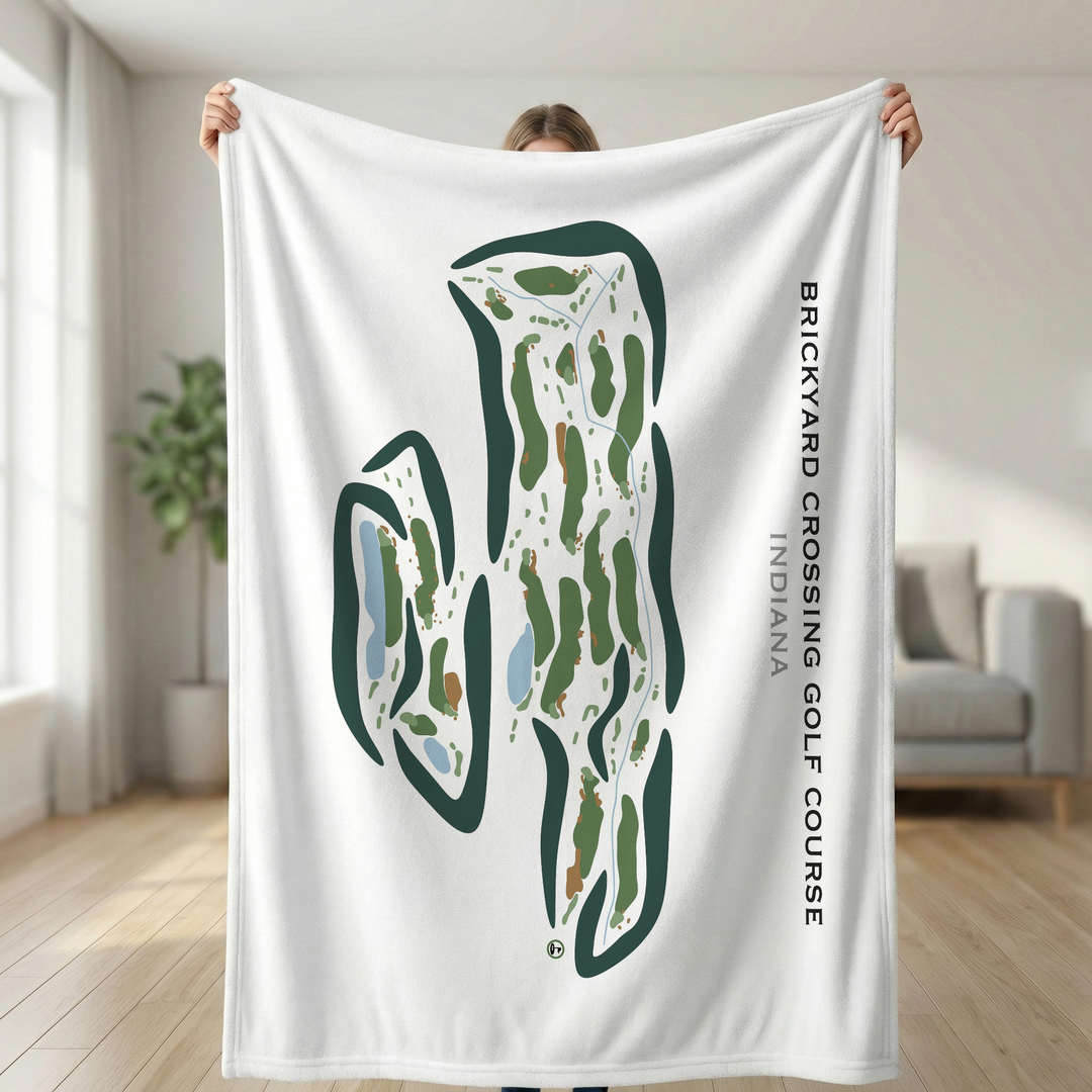 Brickyard Crossing, Indiana - Printed Golf Courses
