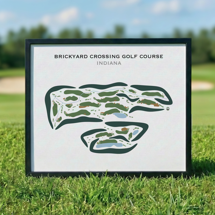 Brickyard Crossing, Indiana - Printed Golf Courses