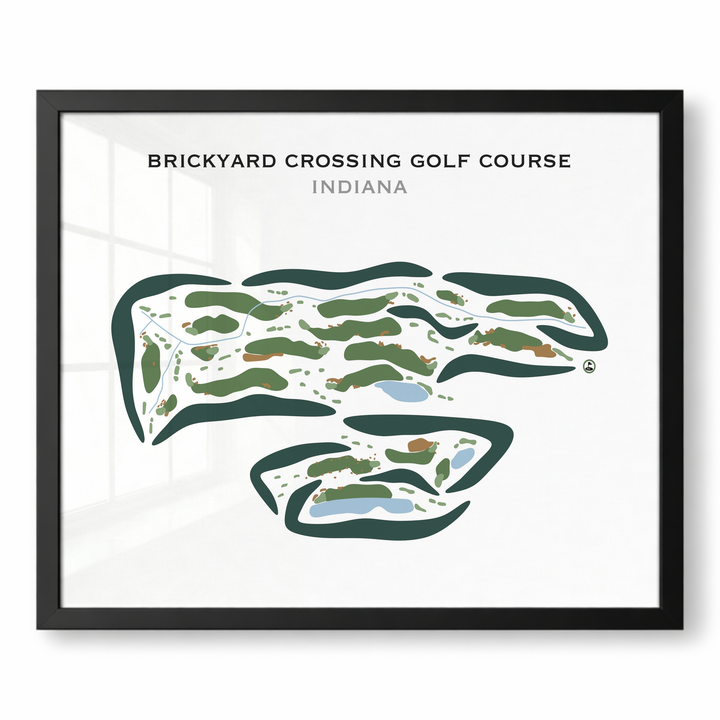 Brickyard Crossing, Indiana - Printed Golf Courses