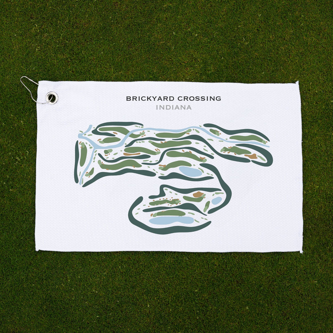 Brickyard Crossing, Indiana - Printed Golf Courses