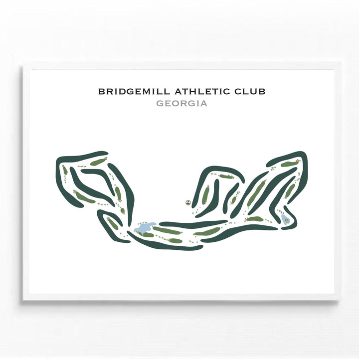 BridgeMill Athletic Club, Georgia - Printed Golf Courses