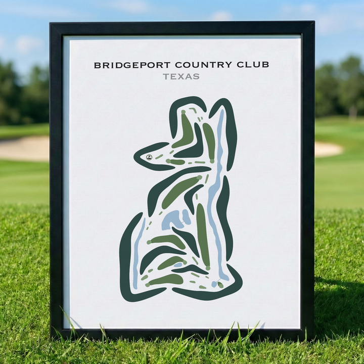 Bridgeport Country Club, Texas - Printed Golf Courses