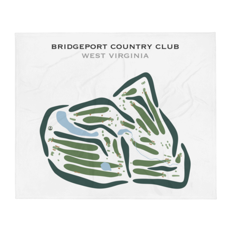 Bridgeport Country Club, West Virginia - Printed Golf Courses