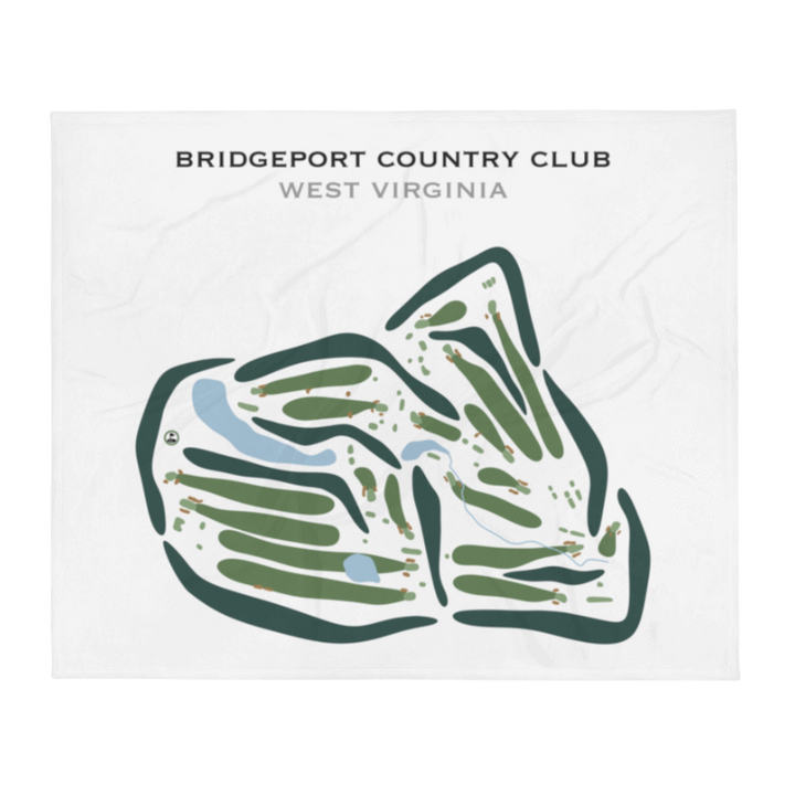 Bridgeport Country Club, West Virginia - Printed Golf Courses