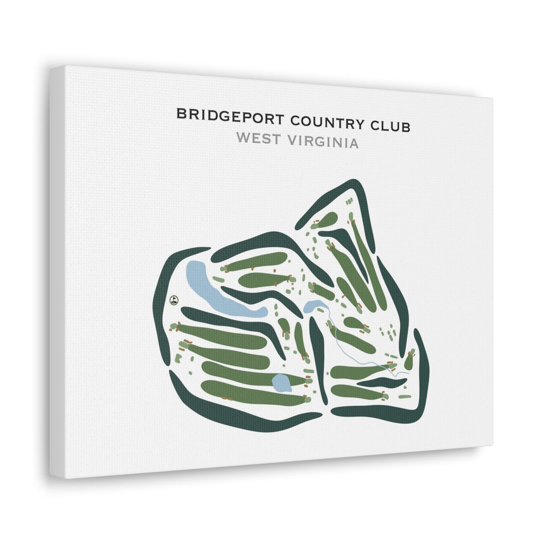 Bridgeport Country Club, West Virginia - Printed Golf Courses