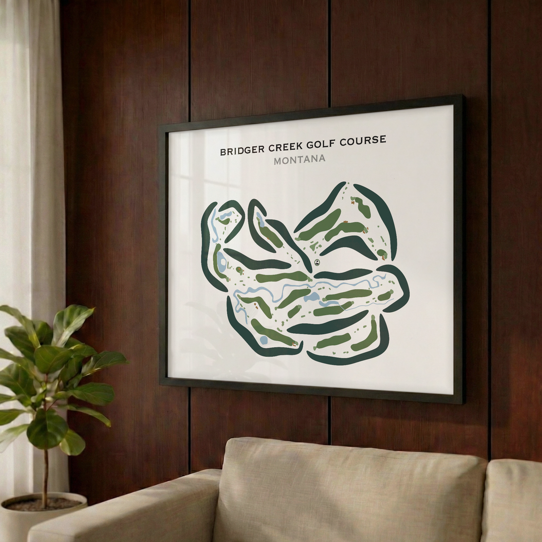 Bridger Creek Golf Course, Montana - Printed Golf Courses