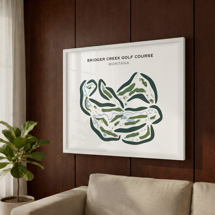 Bridger Creek Golf Course, Montana - Printed Golf Courses