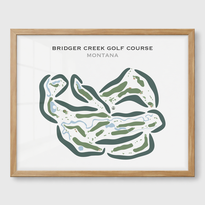 Bridger Creek Golf Course, Montana - Printed Golf Courses