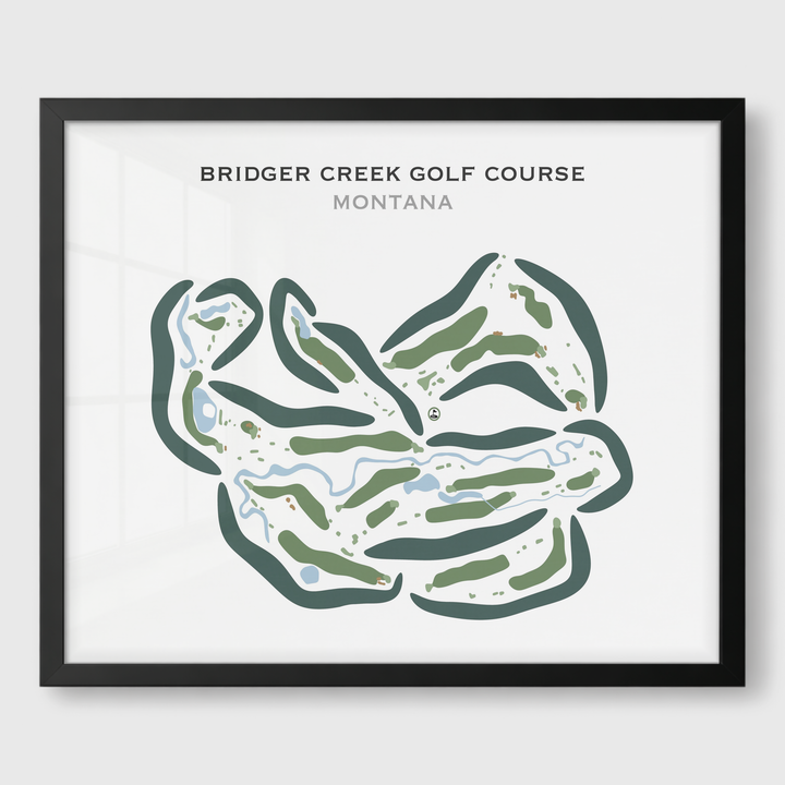 Bridger Creek Golf Course, Montana - Printed Golf Courses