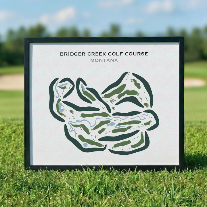 Bridger Creek Golf Course, Montana - Printed Golf Courses