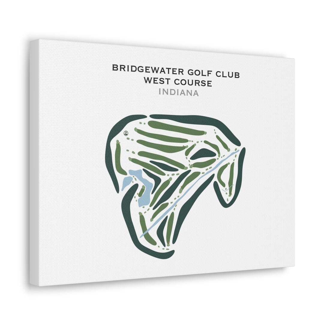 Bridgewater Golf Club - West Course, Indiana - Printed Golf Courses