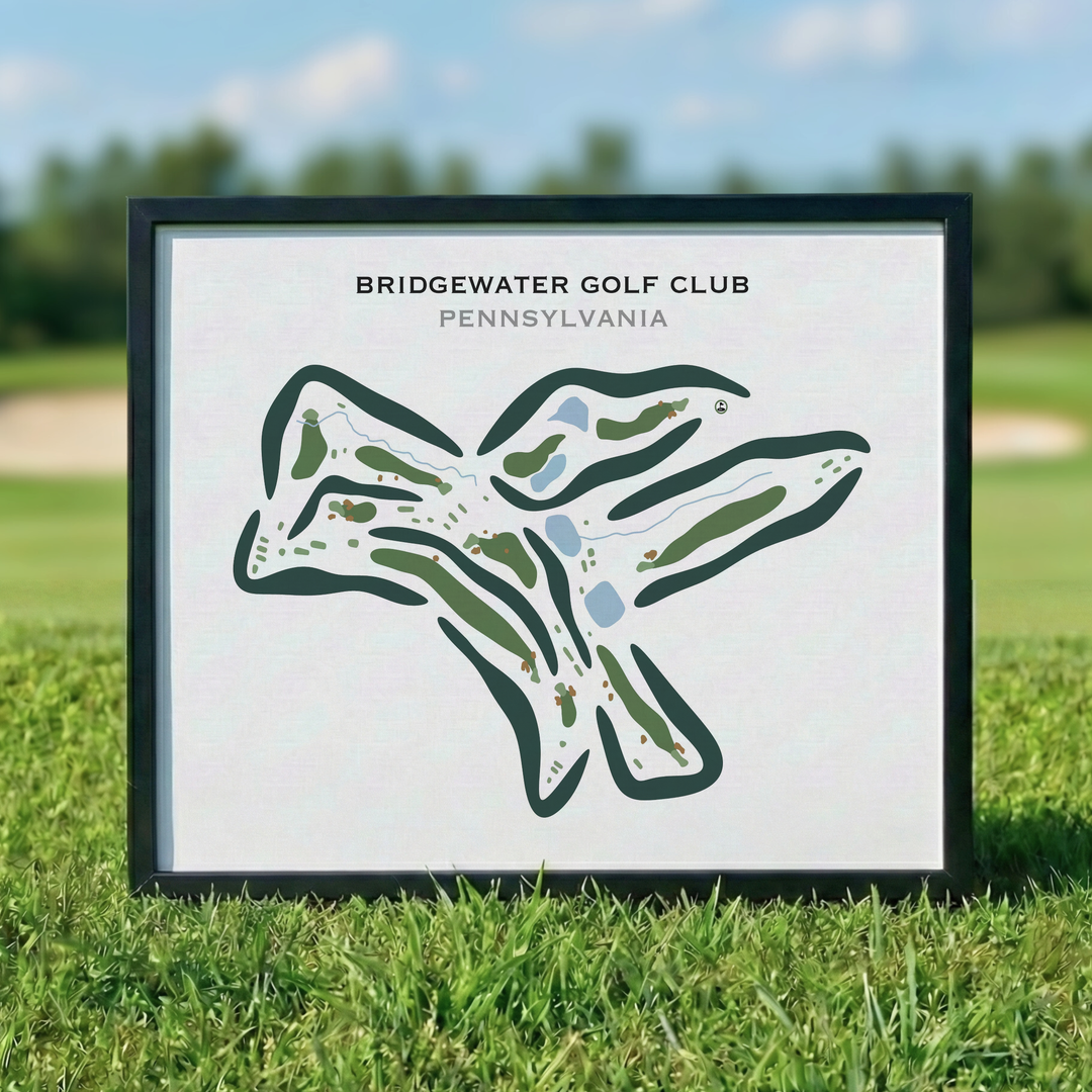 Bridgewater Golf Club, Pennsylvania - Printed Golf Courses
