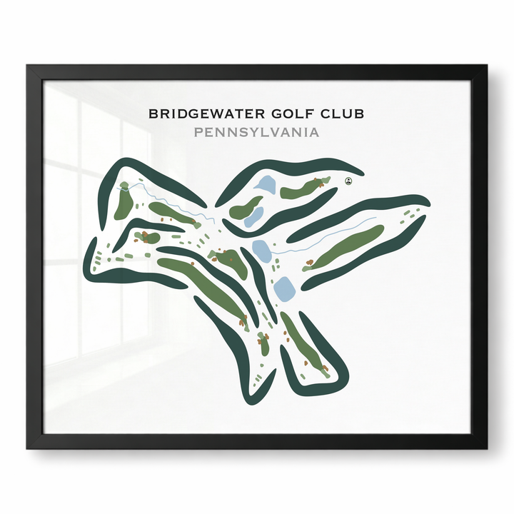 Bridgewater Golf Club, Pennsylvania - Printed Golf Courses