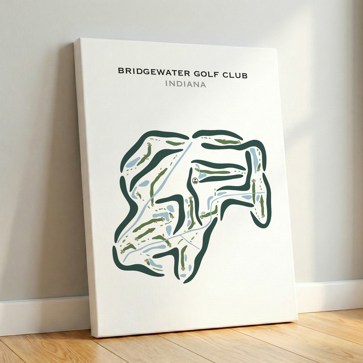 Bridgewater Club, Indiana - Printed Golf Courses