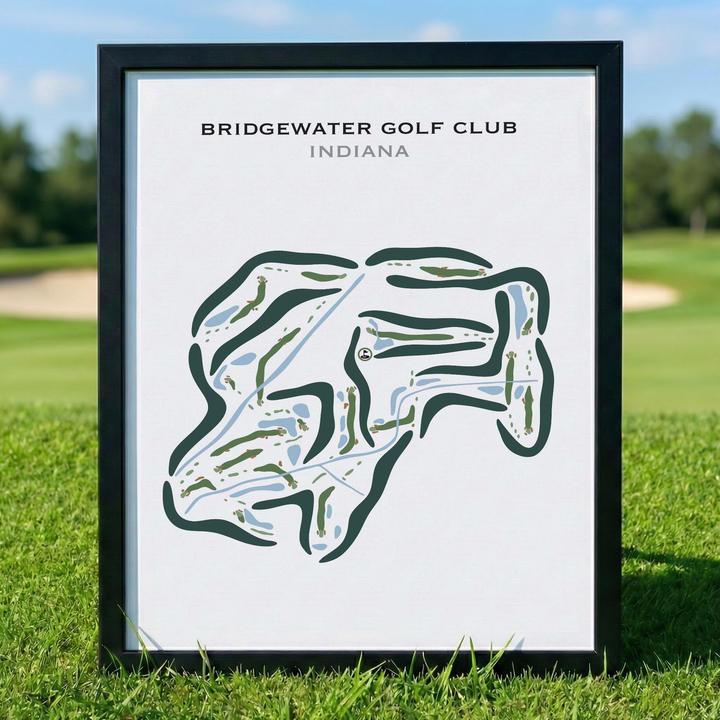 Bridgewater Club, Indiana - Printed Golf Courses