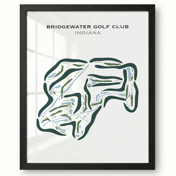 Bridgewater Club, Indiana - Printed Golf Courses