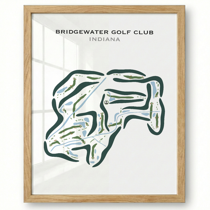Bridgewater Club, Indiana - Printed Golf Courses