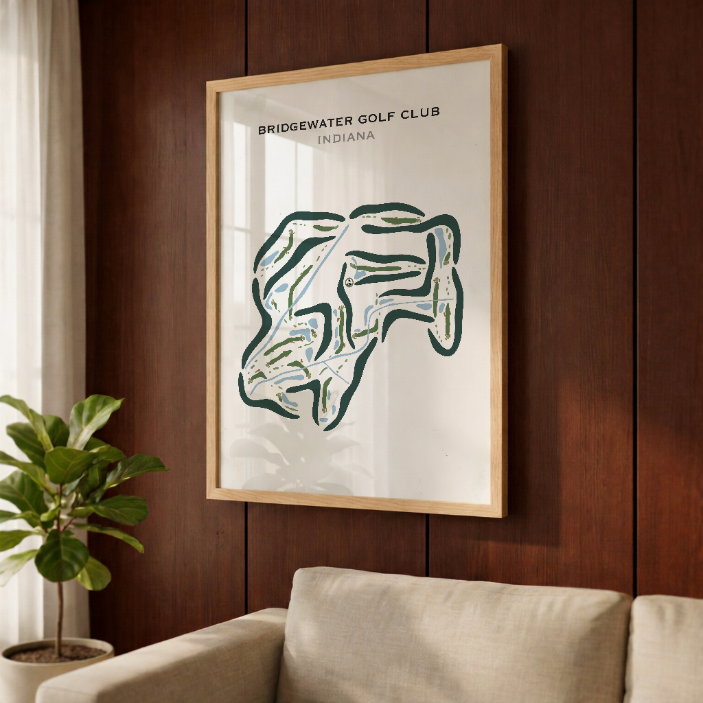 Bridgewater Club, Indiana - Printed Golf Courses