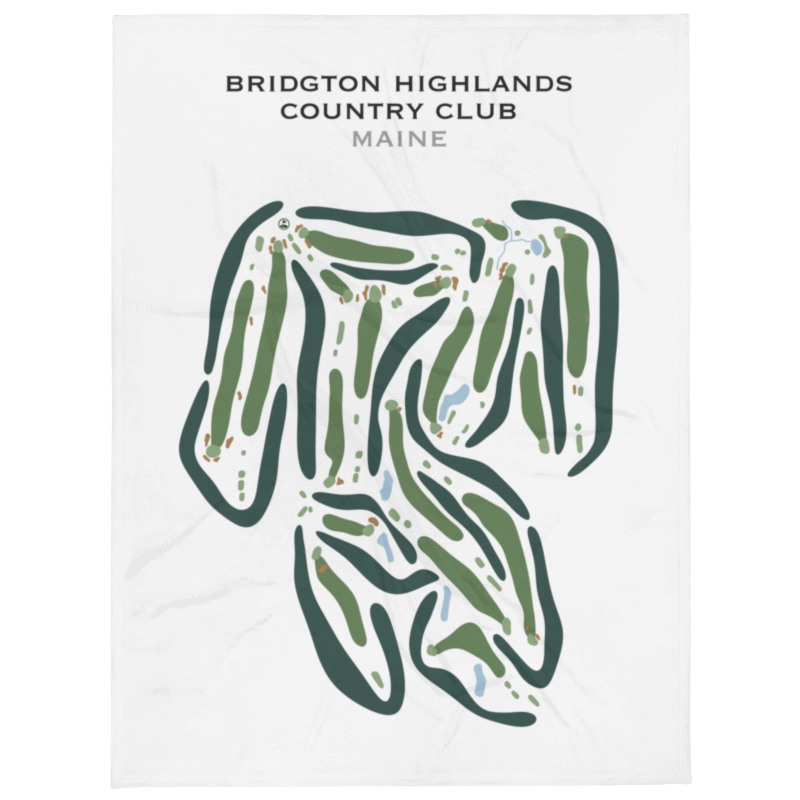 Bridgton Highlands Country Club, Maine - Printed Golf Courses