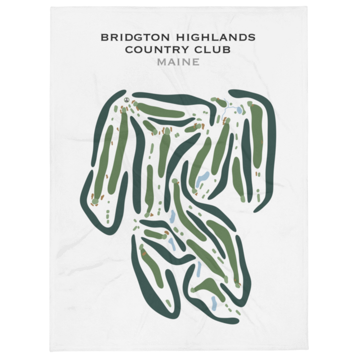 Bridgton Highlands Country Club, Maine - Printed Golf Courses