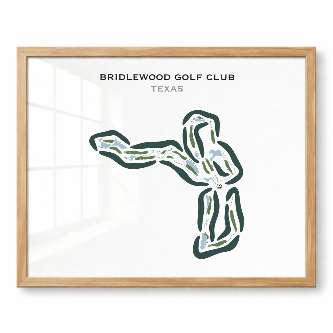 Bridlewood Golf Club, Texas - Printed Golf Courses
