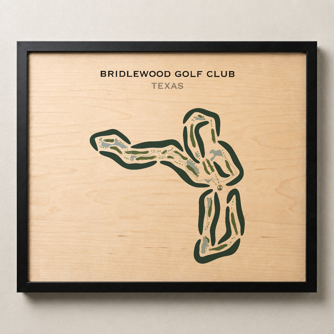 Bridlewood Golf Club, Texas - Printed Golf Courses