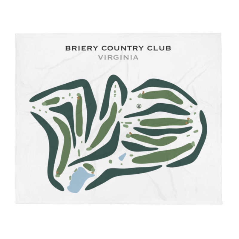 Briery Country Club, Virginia - Printed Golf Courses