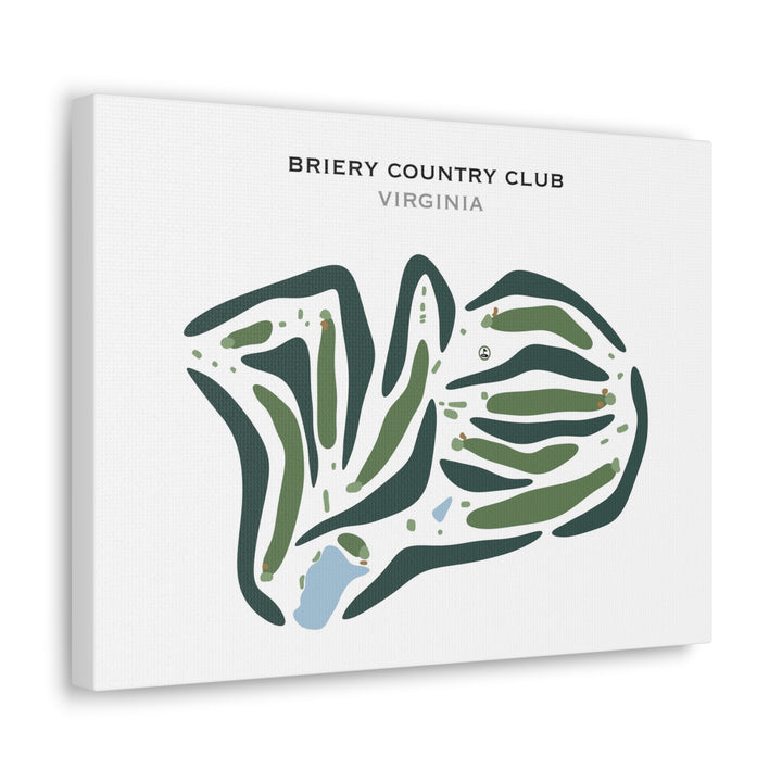 Briery Country Club, Virginia - Printed Golf Courses