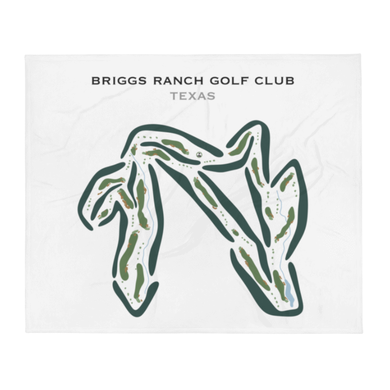 Briggs Ranch Golf Club, Texas - Printed Golf Courses