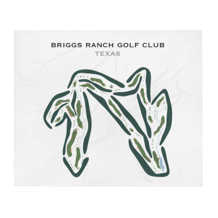 Briggs Ranch Golf Club, Texas - Printed Golf Courses