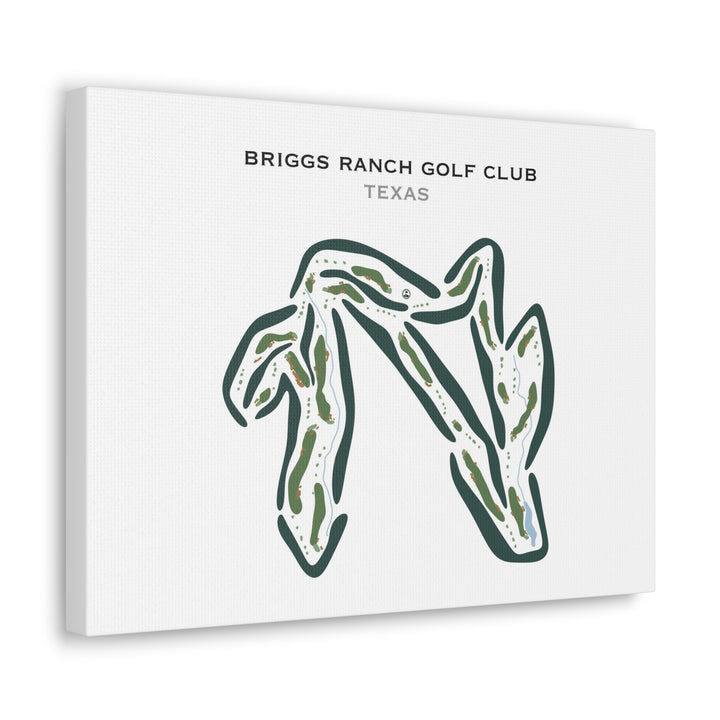 Briggs Ranch Golf Club, Texas - Printed Golf Courses