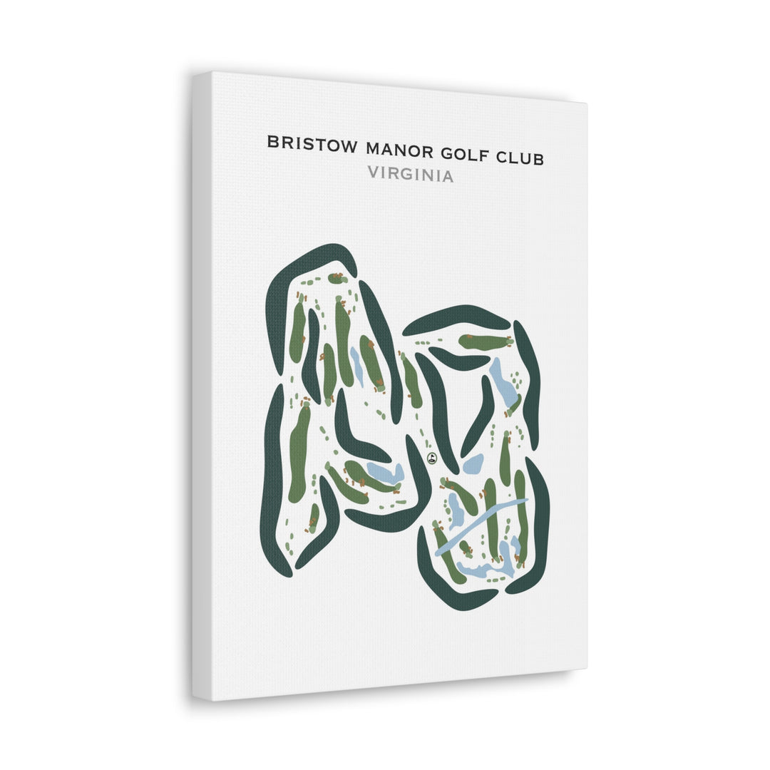 Bristow Manor Golf Club, Virginia - Printed Golf Courses