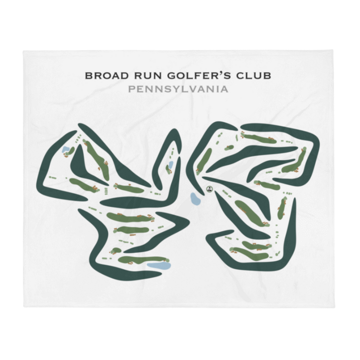 Broad Run Golfer's Club, Pennsylvania - Printed Golf Courses