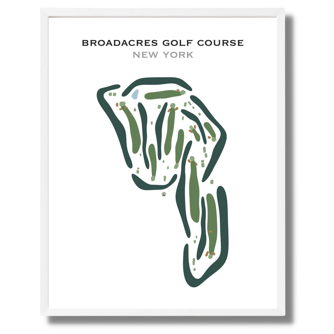 Broadacres Golf Course, New York - Printed Golf Courses