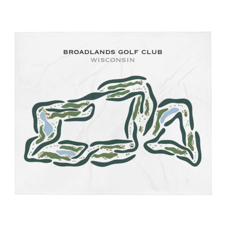 Broadlands Golf Club, Wisconsin - Printed Golf Courses