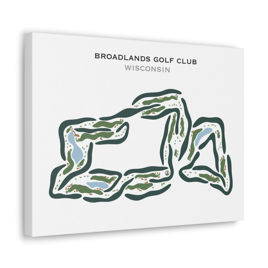 Broadlands Golf Club, Wisconsin - Printed Golf Courses