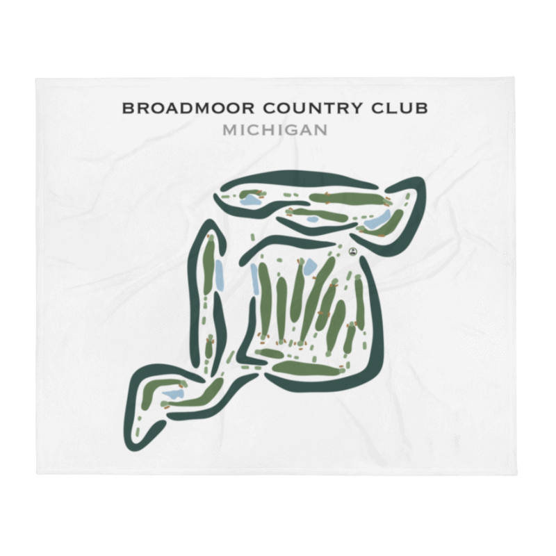 Broadmoor Country Club, Michigan - Printed Golf Courses