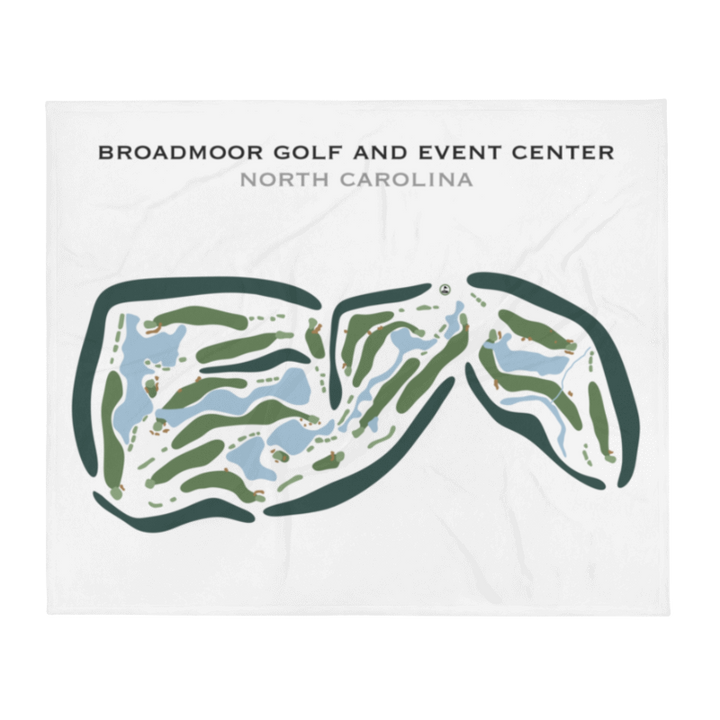 Broadmoor Golf and Event Center, North Carolina - Printed Golf Courses