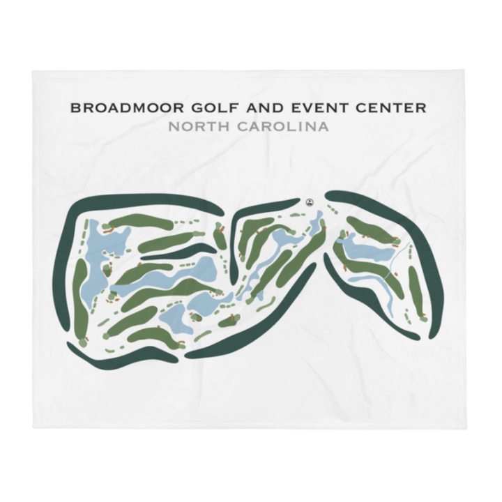 Broadmoor Golf and Event Center, North Carolina - Printed Golf Courses